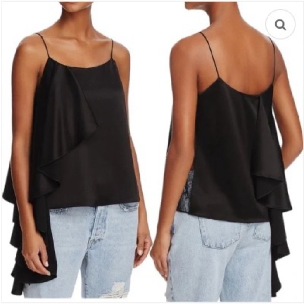 Alice + Olivia Lelah Side Drape Camisole NWT - Picture 2 of 5